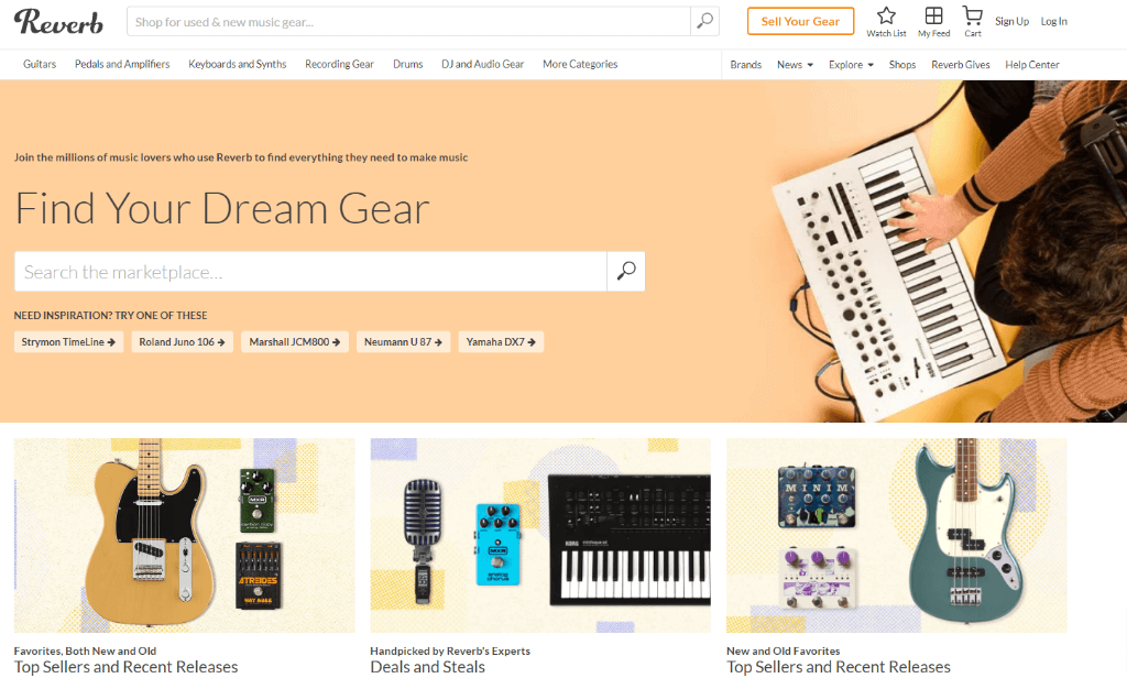 Веб-сайт реверберации