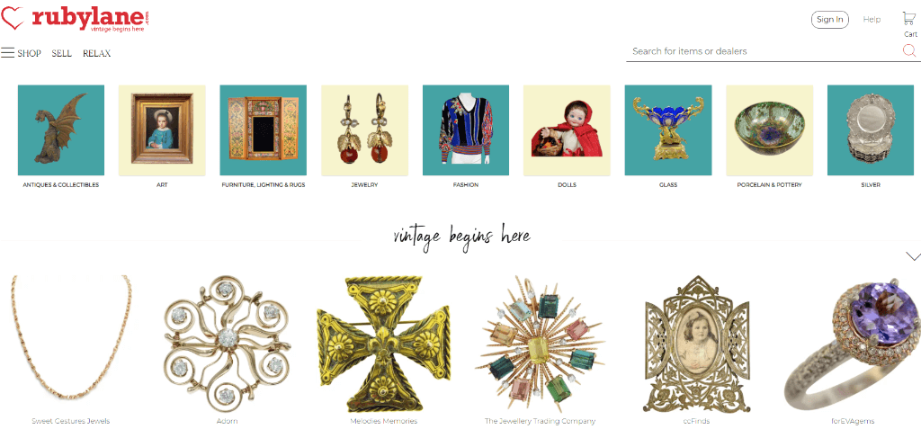 Сайт Руби Лейн