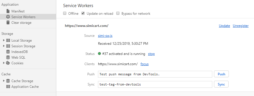 Travailleurs du service SimiCart