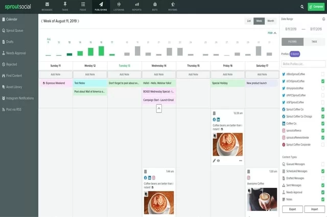 Utwórz kalendarz mediów społecznościowych