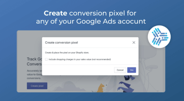 Приложение Google Pixel Shopify