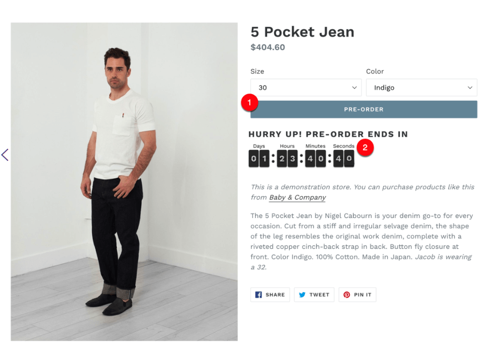 приложение для предварительного заказа