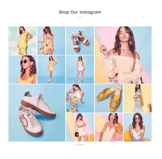 Приложение для покупок в Instagram Shopify