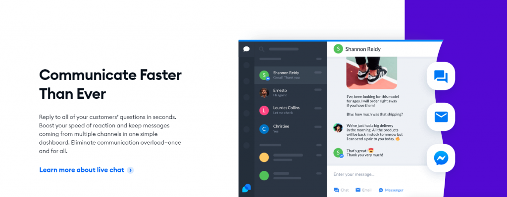 Приложение для живого чата Тидо