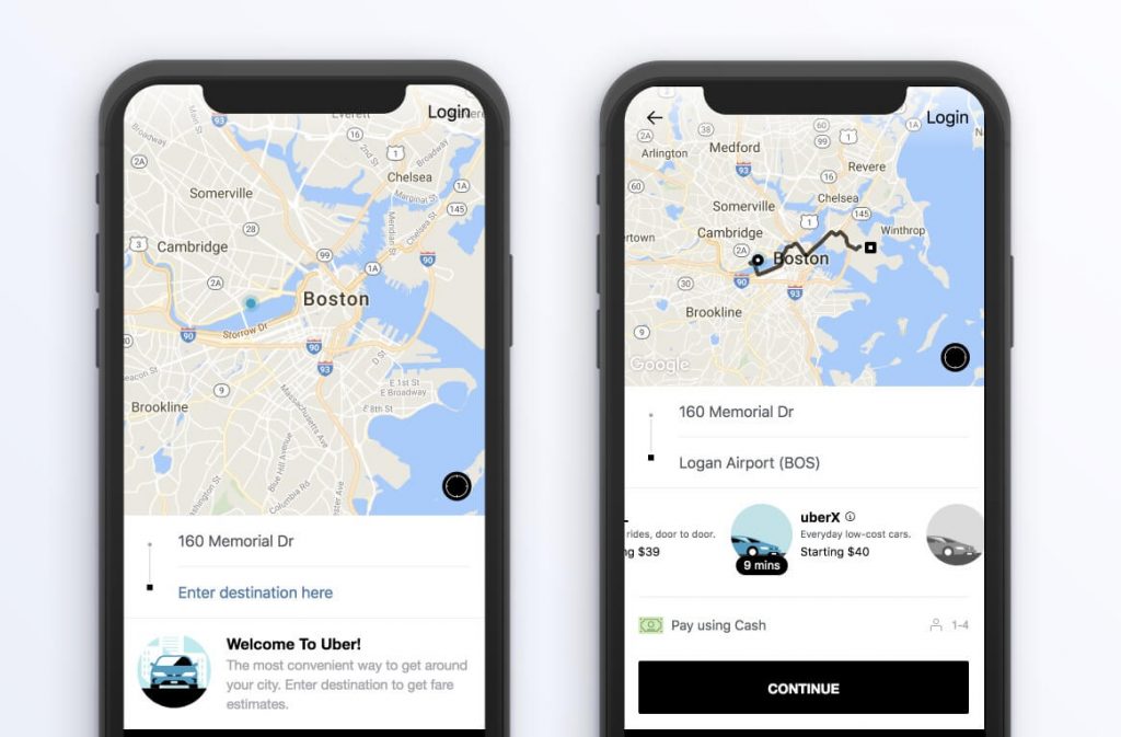 Uber PWA