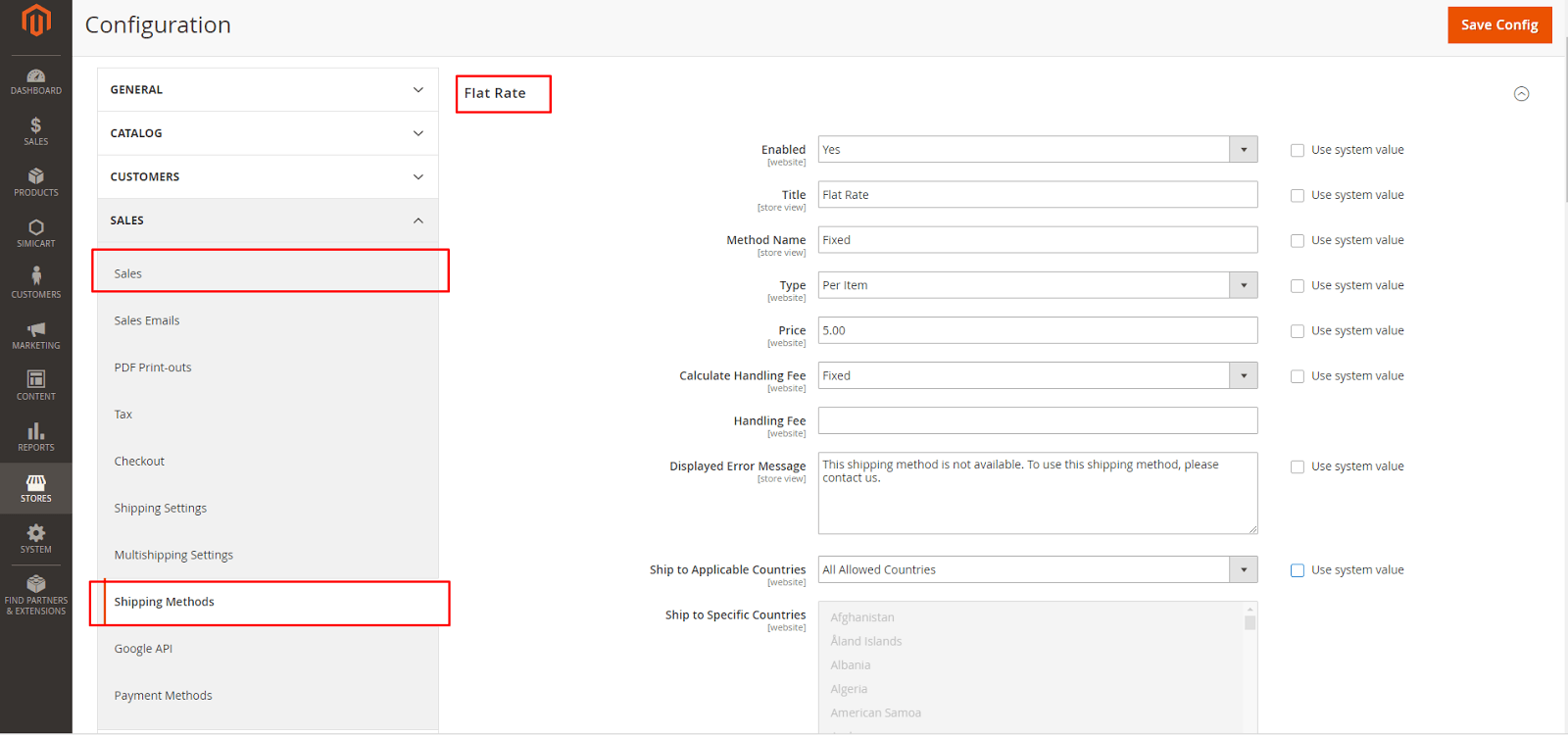 Magento 2 forfettario