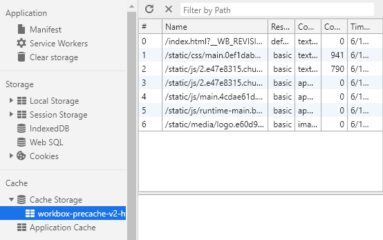 PWA-Offline-Cache-Speicher