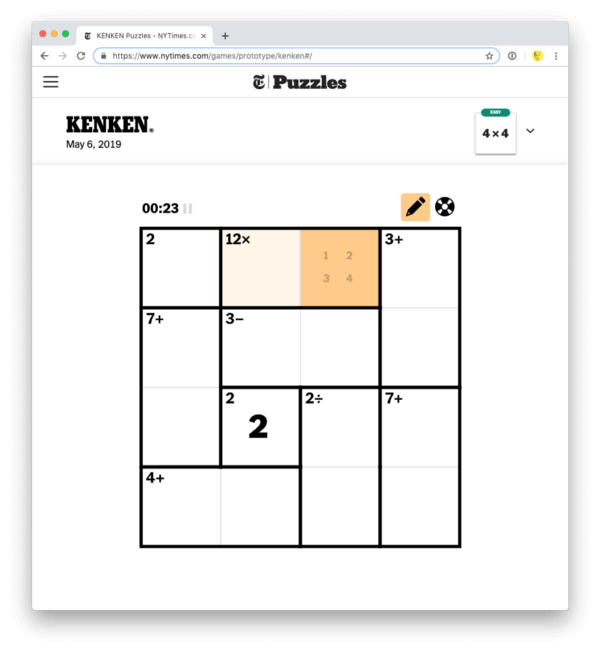 Kenken Flutter 웹 앱