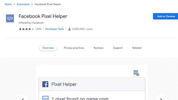 最高のFacebook広告機能Facebookピクセルヘルパー