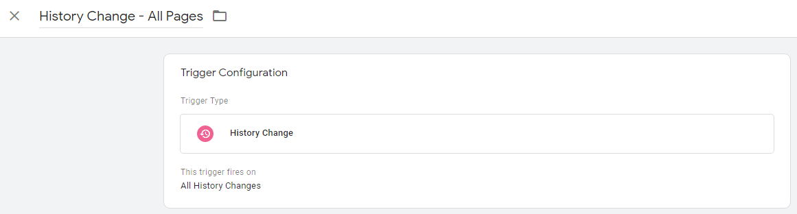 Verlaufsänderungsauslöser