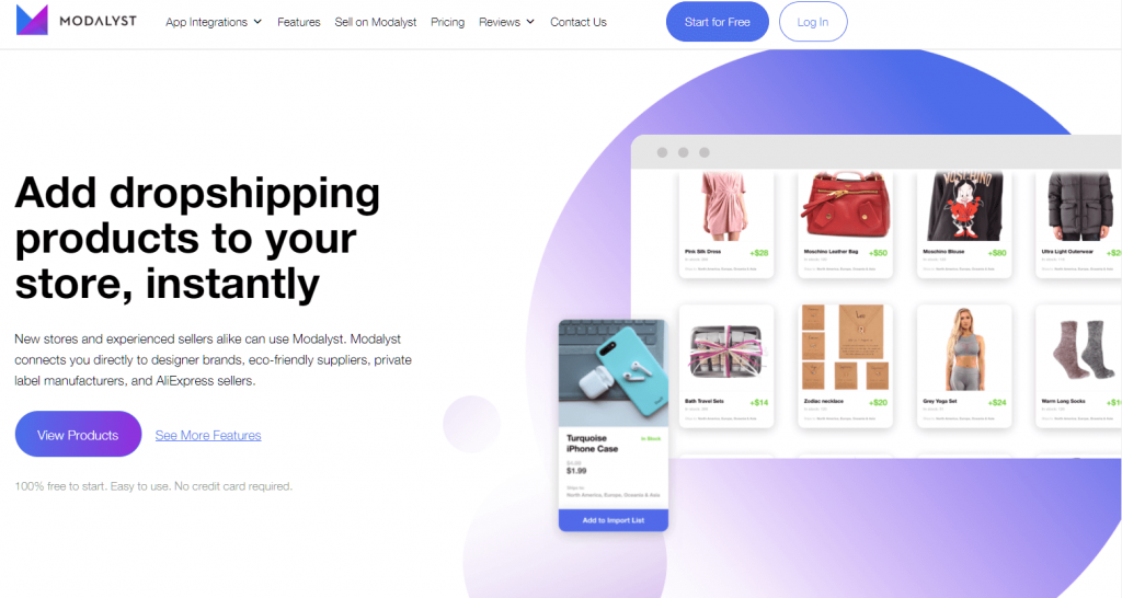 Modalist dropship usa