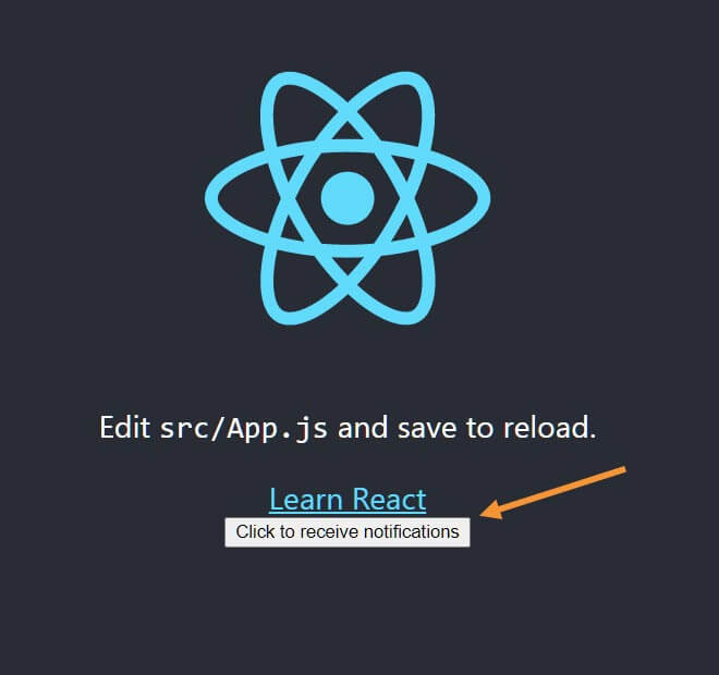 Kliknij, aby otrzymywać powiadomienia przycisk