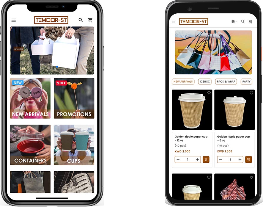 Aplicación Temoorst React Native y Temoorst PWA