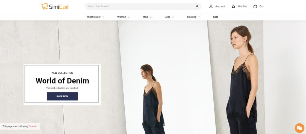 Siminia kostenloses Magento PWA-Theme