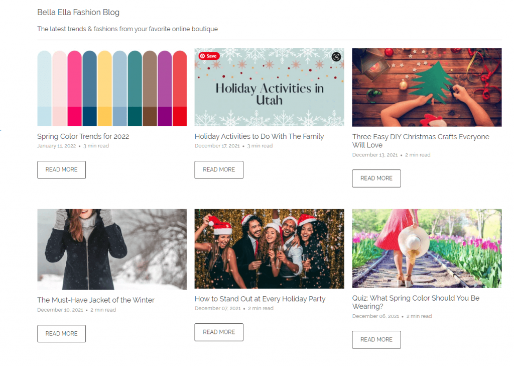 blog di commercio elettronico