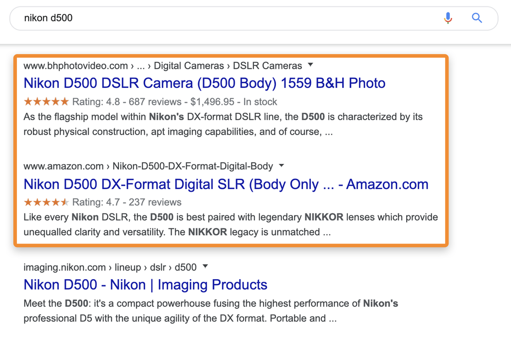 مقتطفات Google المنسقة