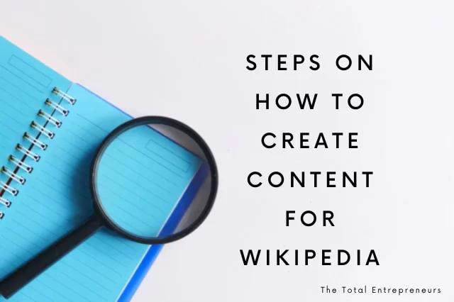 Étapes pour créer du contenu pour Wikipedia
