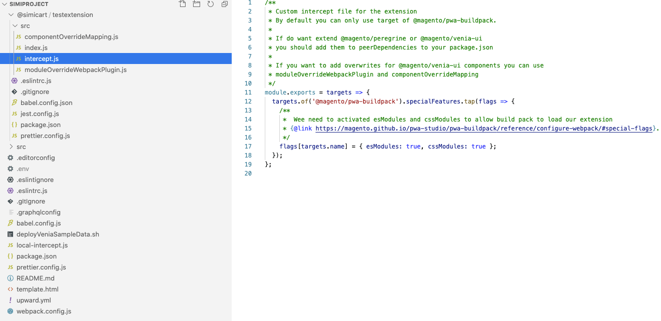 Buka direktori yang dibuat