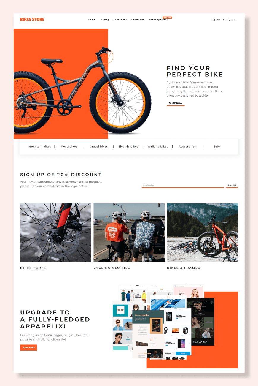 Tema Shopify di Apparelix
