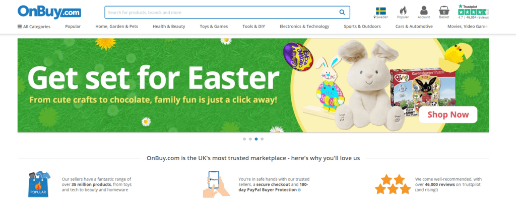 سوق OnBuy عبر الإنترنت