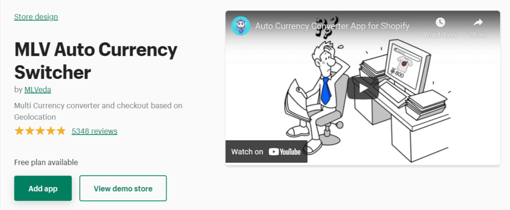 Commutateur automatique de devises MLV