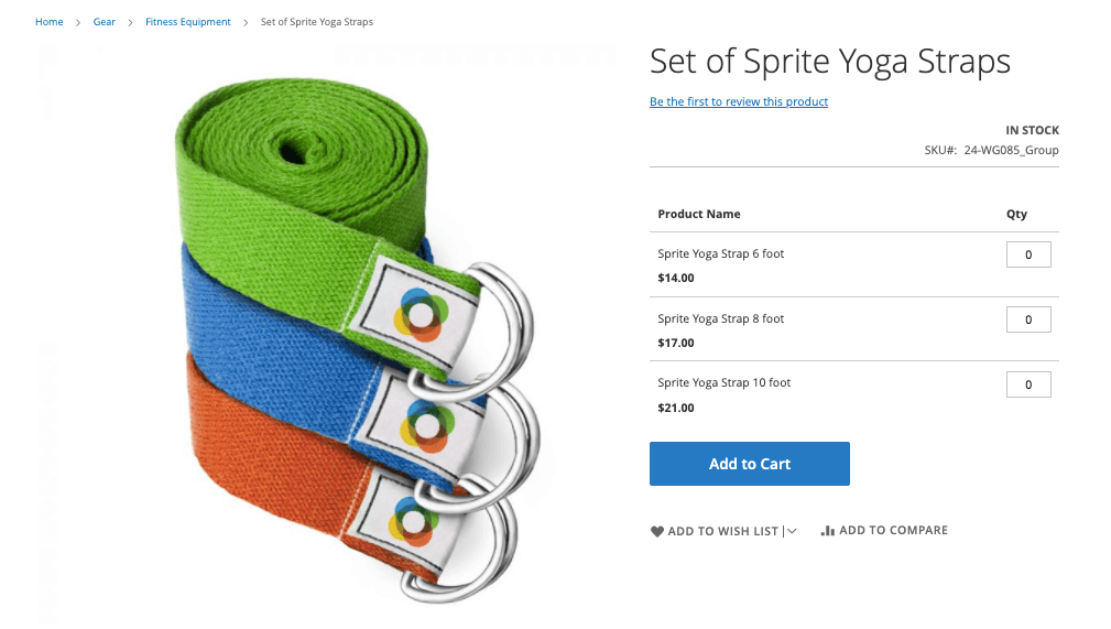 produit groupé Magento