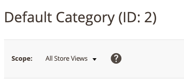 Champ d'application Magento