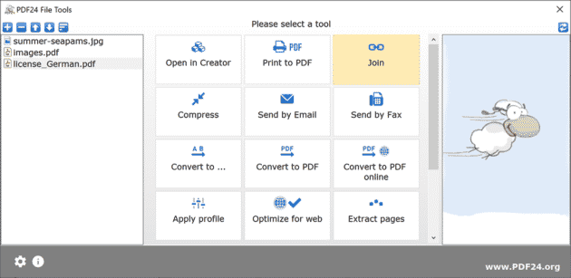 PDF24-เครื่องมือ