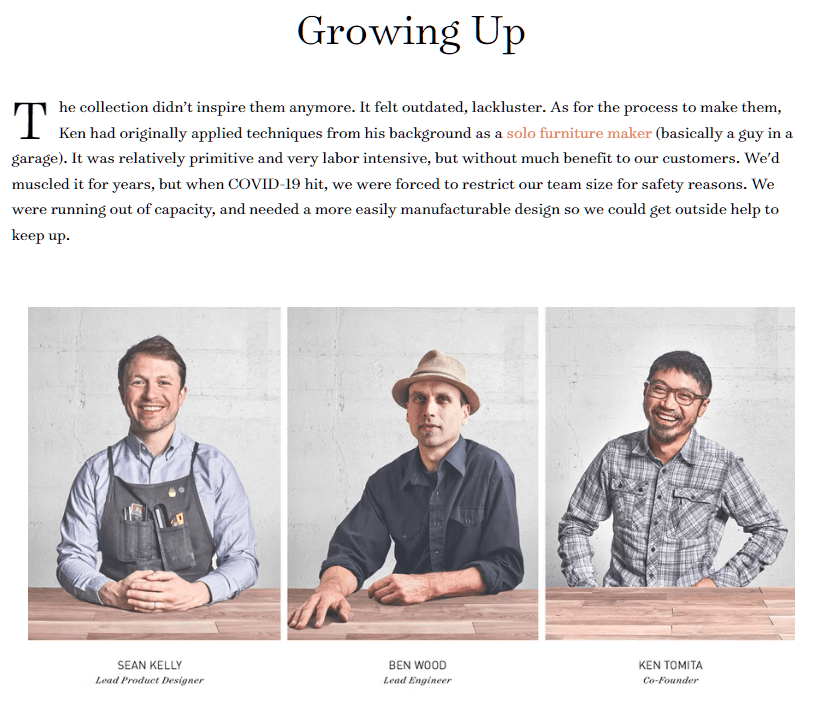 3枚の写真のレイアウト