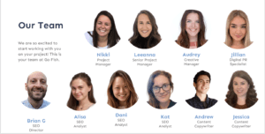 Выберите членов команды Go Fish Digital