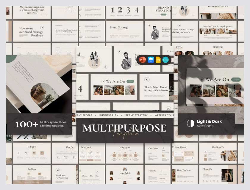 다목적 프레젠테이션 템플릿