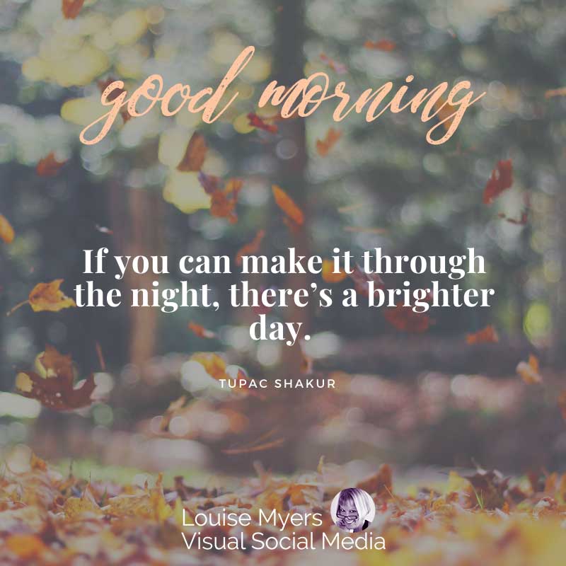 แสงระยิบระยับในป่าบอกอรุณสวัสดิ์ ถ้าคุณสามารถผ่านคืนนี้ไปได้ ก็จะมีวันที่สดใสรออยู่ข้างหน้า