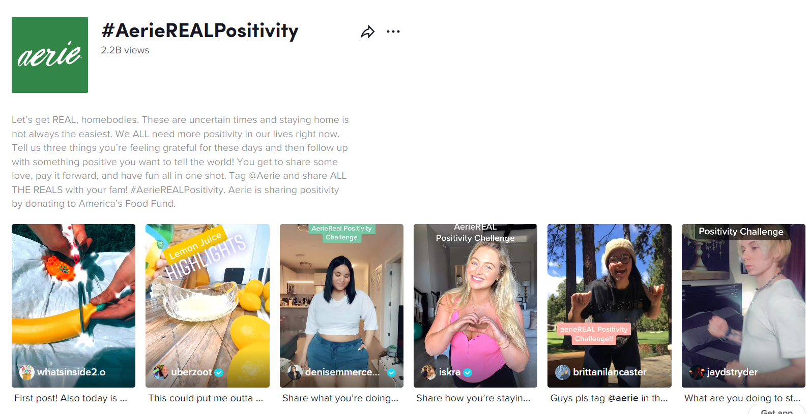 AerieREALแง่บวก