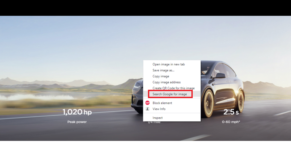 encontrar imagens visualmente semelhantes usando o chrome