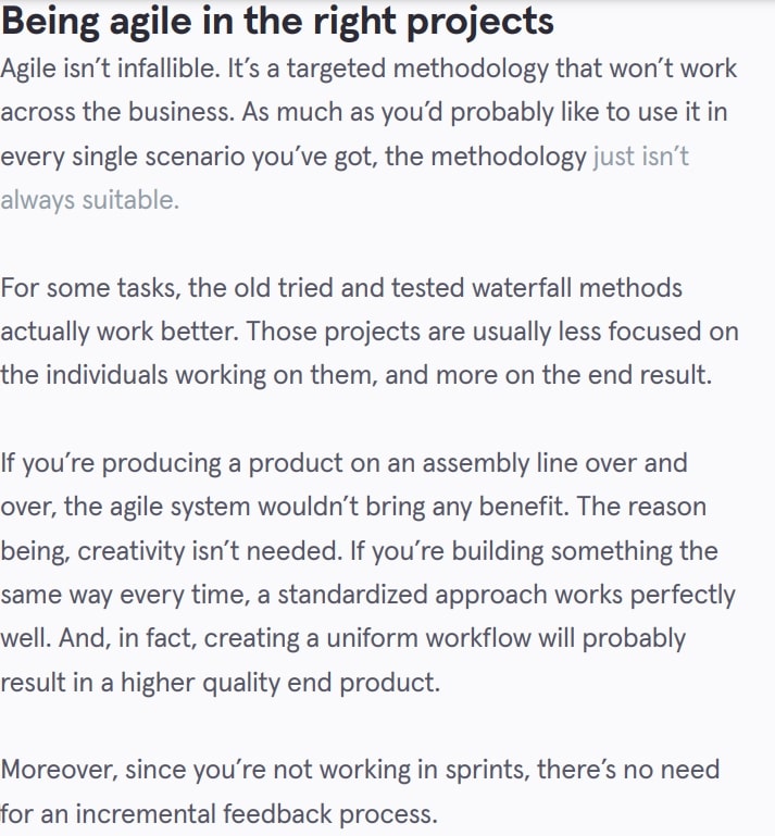 두 번째 애자일 블로그 예제 카피라이팅을 통해 브랜드의 어조를 표현하는 방법