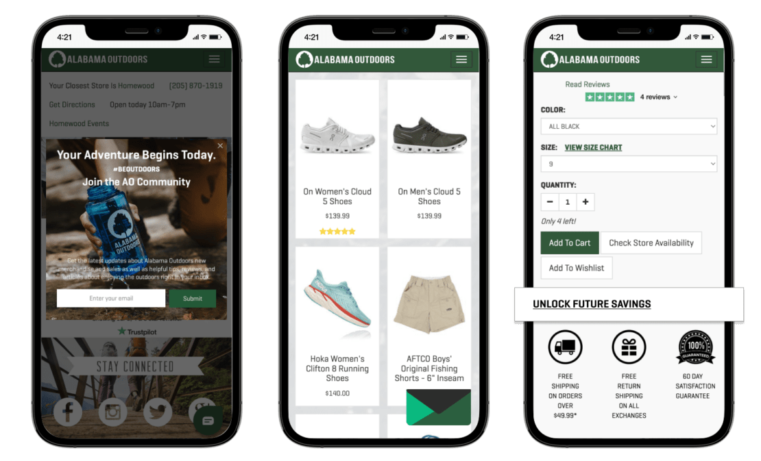 ألاباما في الهواء الطلق 3 لقطات