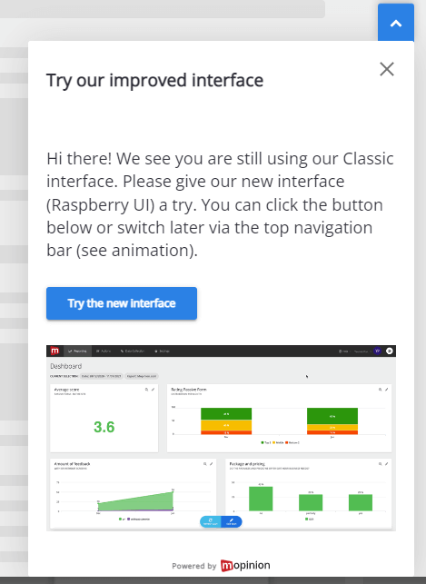 Adoção do produto Mopinion Raspberry