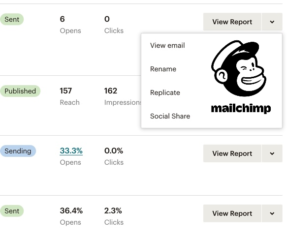 MailChimp 的示例自动化工具