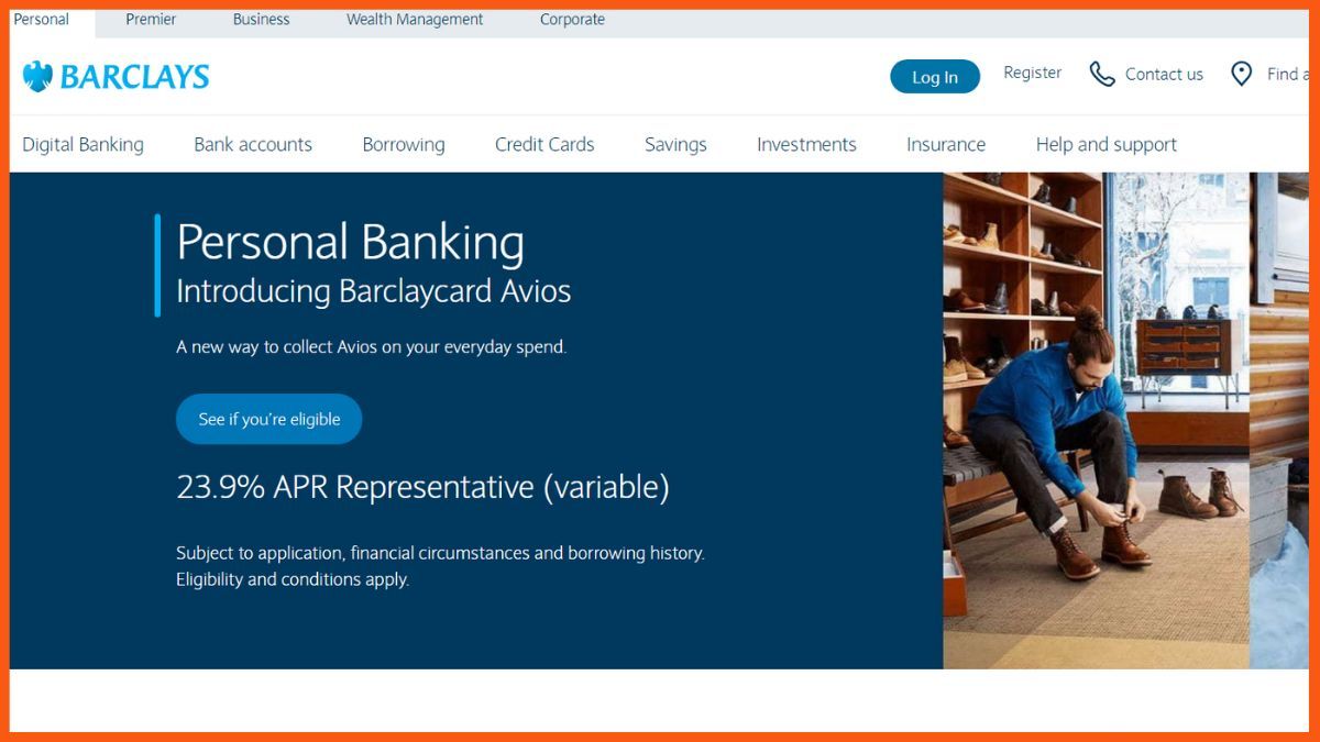 Sitio web de Barclays PLC