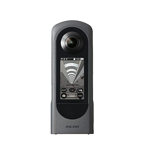 Aparat Ricoh Theta X 360 stopni, obraz o wysokiej rozdzielczości około 60M, 5,7K 360, ekran dotykowy