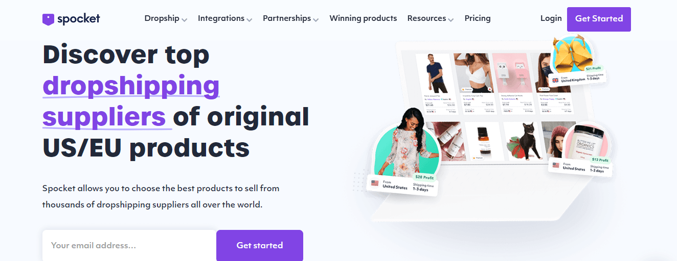 Spocket Shopify alternative per il dropshipping