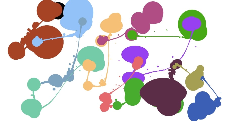 ジャクソン・ポロックのウェブサイトのスクリーンショット