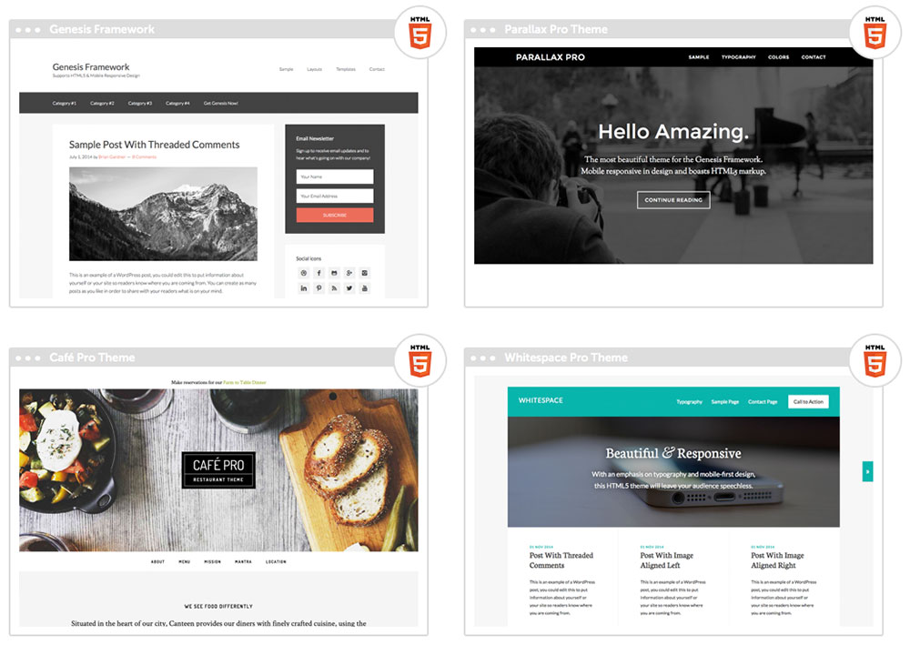 Revizuirea temelor Genezei 5 studiopress child themes