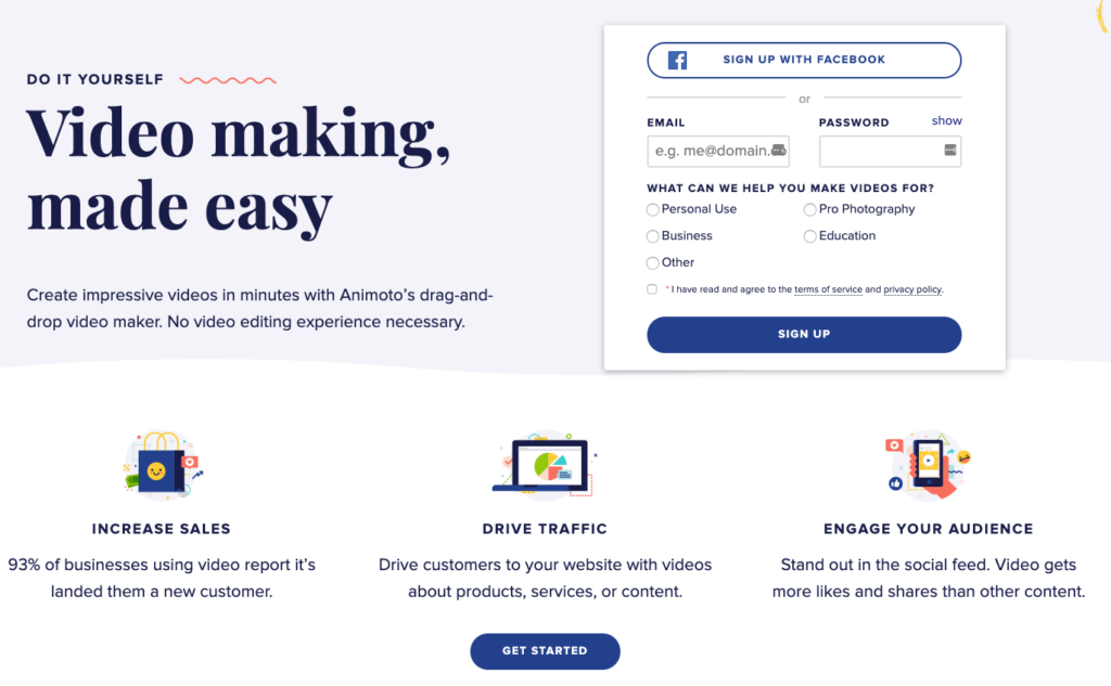 Las 20 mejores herramientas de video marketing de 2020 9 animoto video marketing tools for bloggers and vloggers