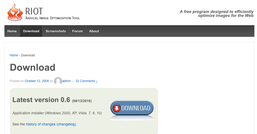 如何优化图像 - 9 种工具来加速您的网站并获得 Google Love 20 riot optimize images on windows