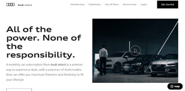 audi abonelik modeli