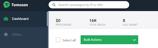 เครื่องมือเผยแพร่บล็อกเกอร์ tomoson