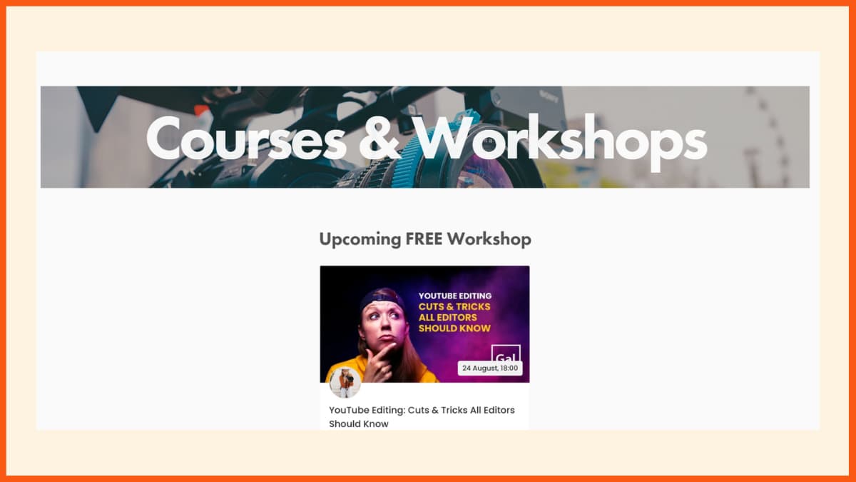 Kursus Pengeditan Video oleh Premiere Gal Pro