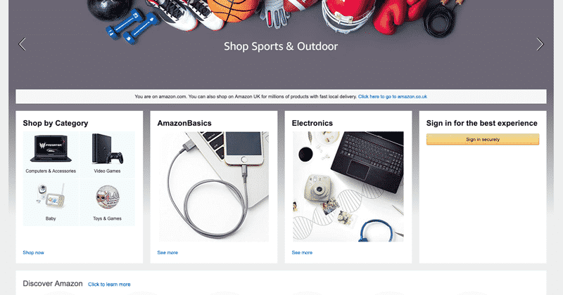 アマゾンの買い物体験