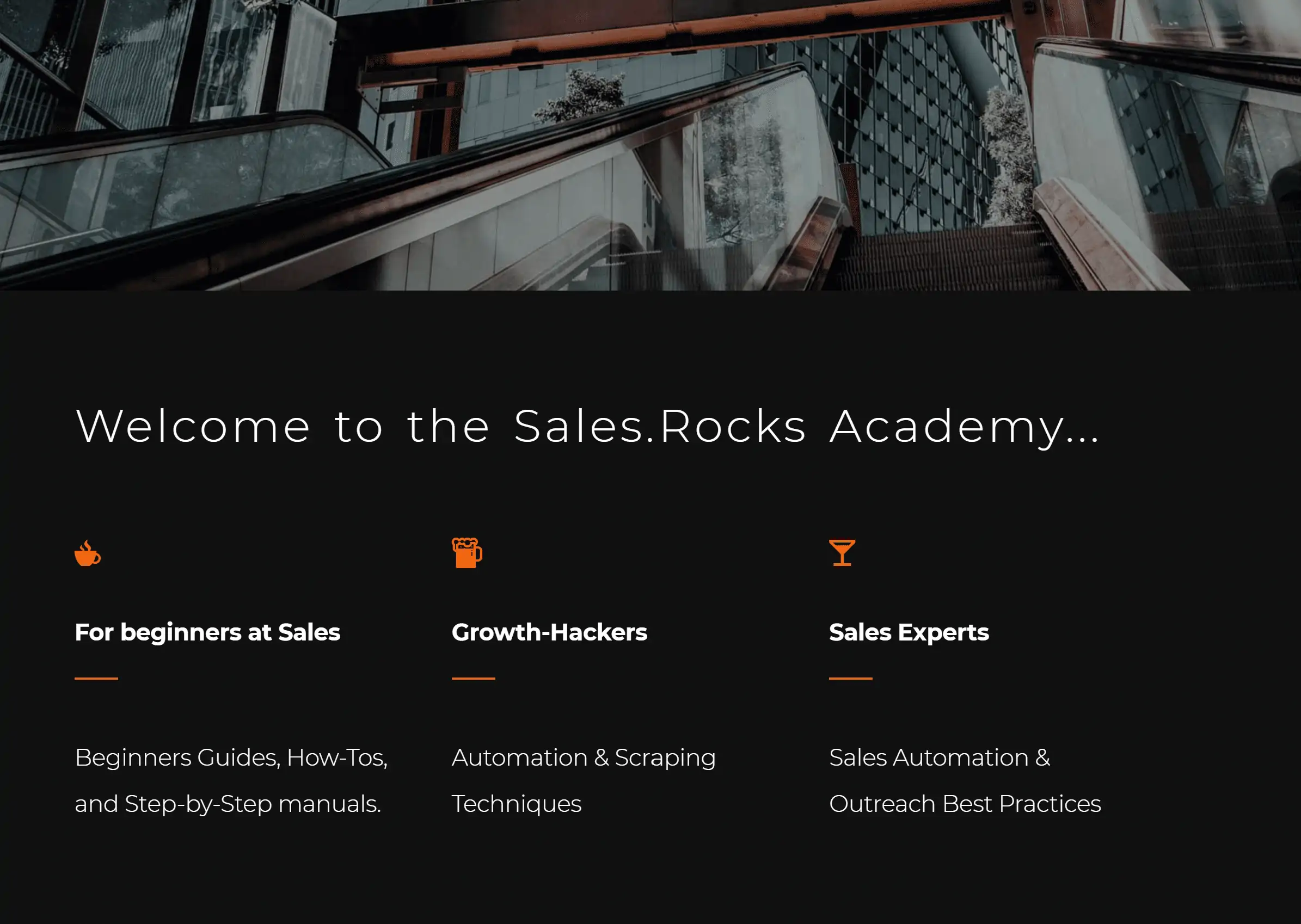 Sales.Rocks Academy-Screenshot Sales.Rocks Academy screenshot